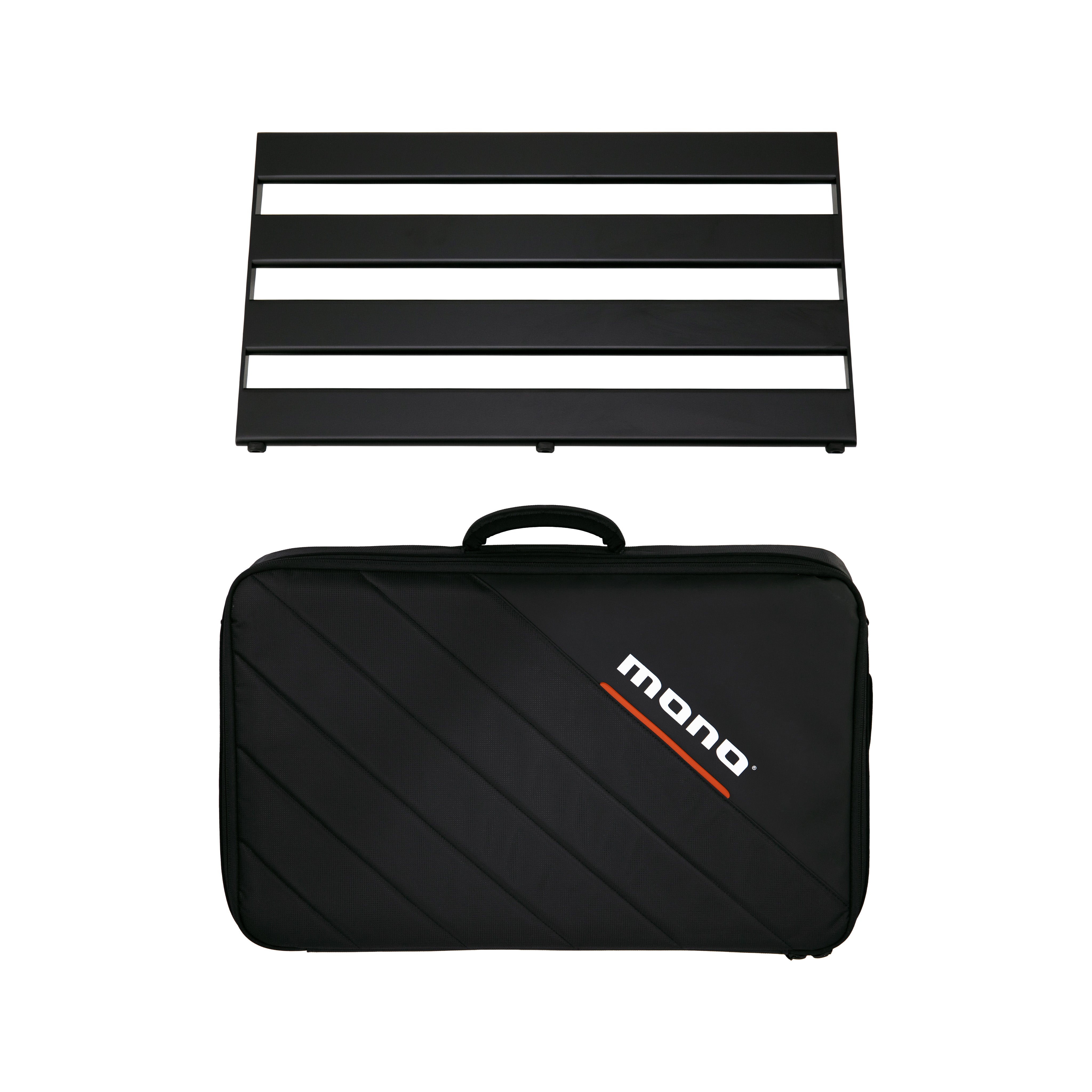 MONO Pedalboard Rail Medium, Black and Stealth Tour Accessory Case, Black |  MONO |  PEDAL & EFFECTS ACCESSORIES |  Zoso Music