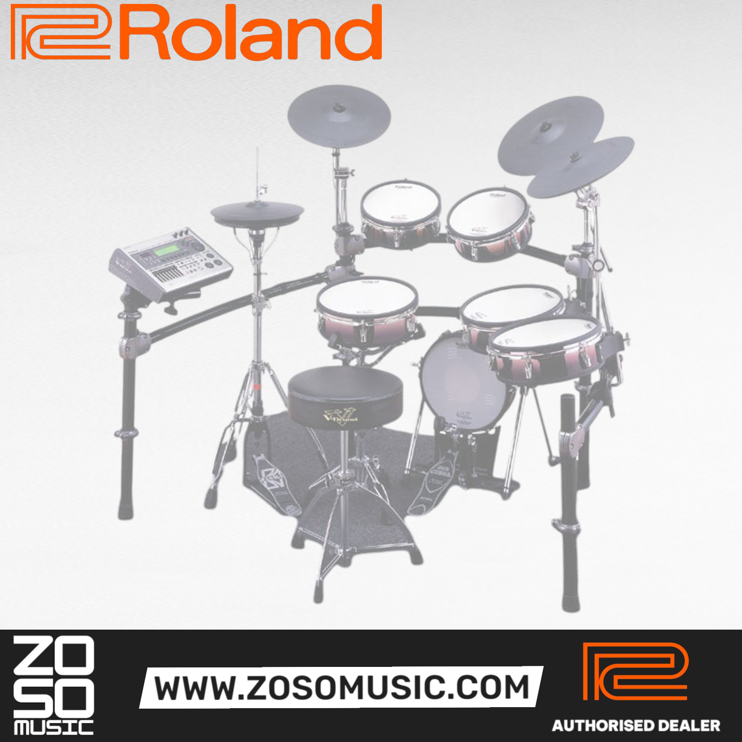 Roland TDM-20 Large Heavy-duty Drum Mat |  ROLAND |  DRUM RUG |  Zoso Music