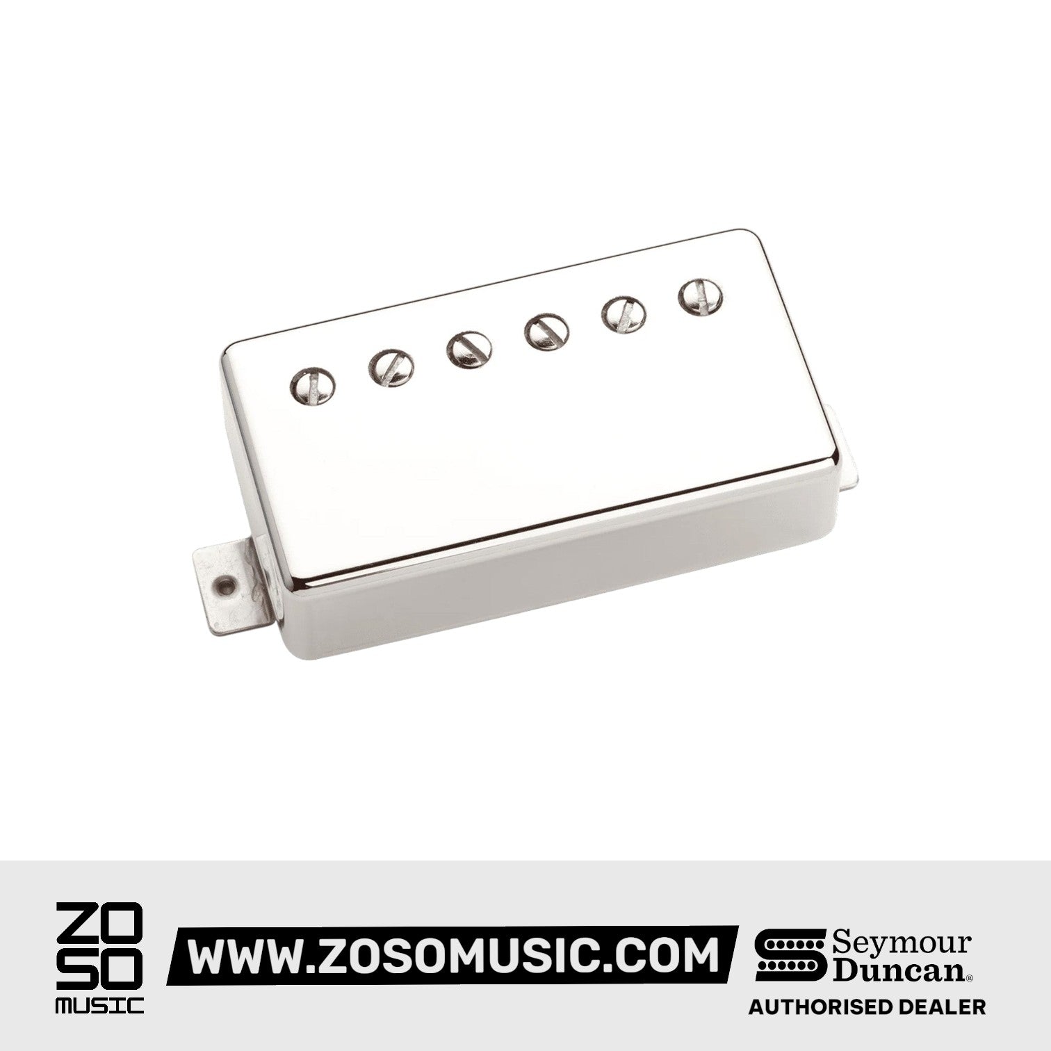 Seymour Duncan Jazz Model 6-String Classic Neck Humbucker Pickups, Nickel Cover