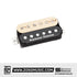 Seymour Duncan Jazz Model 6-String Classic Neck Humbucker Pickups, Zebra
