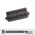 Seymour Duncan Invader 7-String Bridge Humbucker Set, Black Metal