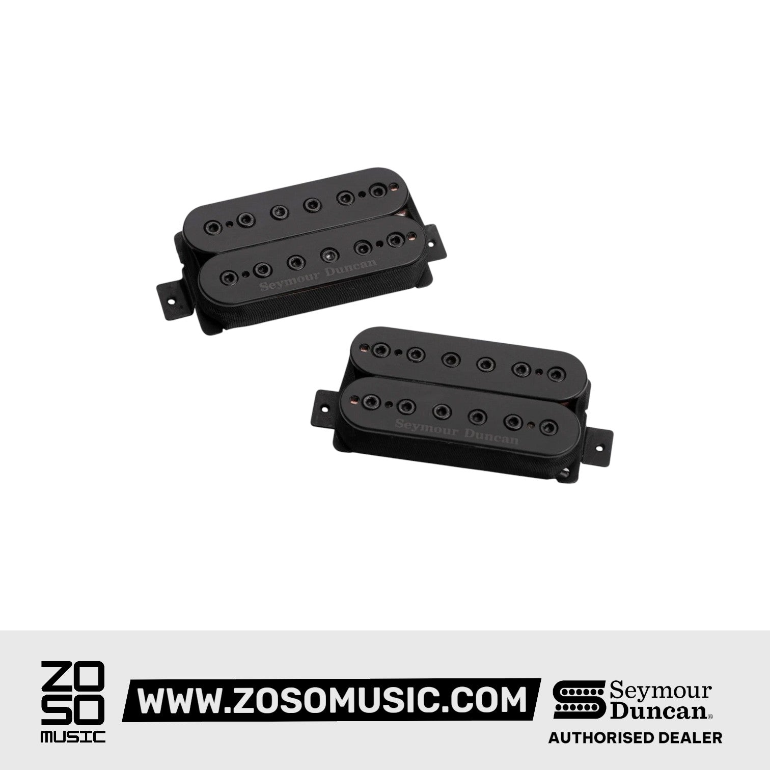 Seymour Duncan Mark Holcomb Alpha/Omega 6-String Humbucker Pickups Set, Matte Black