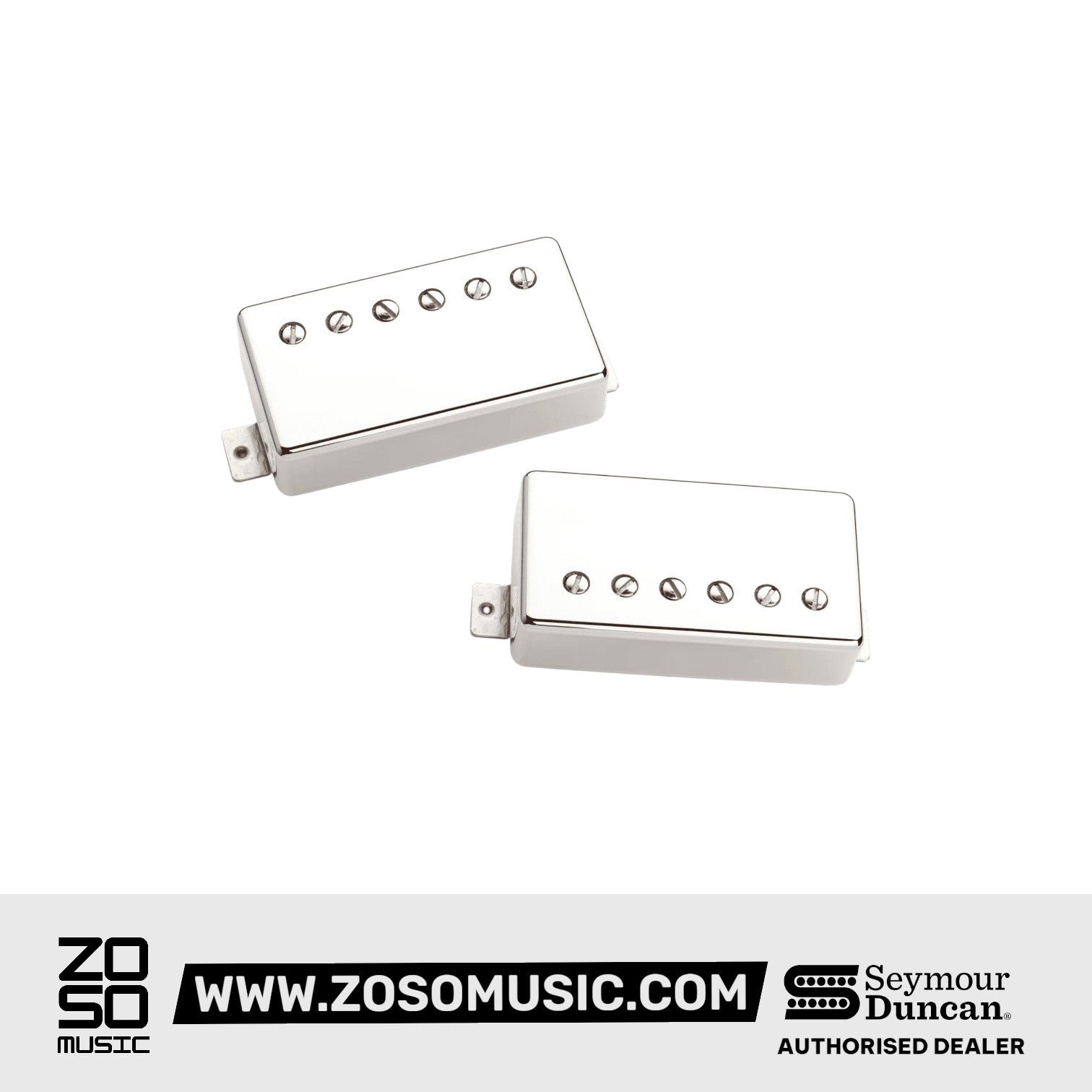 Seymour Duncan Whole Latta 6-String Humbucker Pickups Set, Nickel Cover