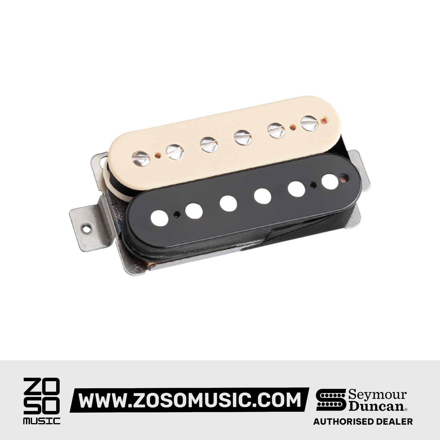 Seymour Duncan Slash 6-String Signature Alnico II 4C Shielded Humbucker Set, Zebra