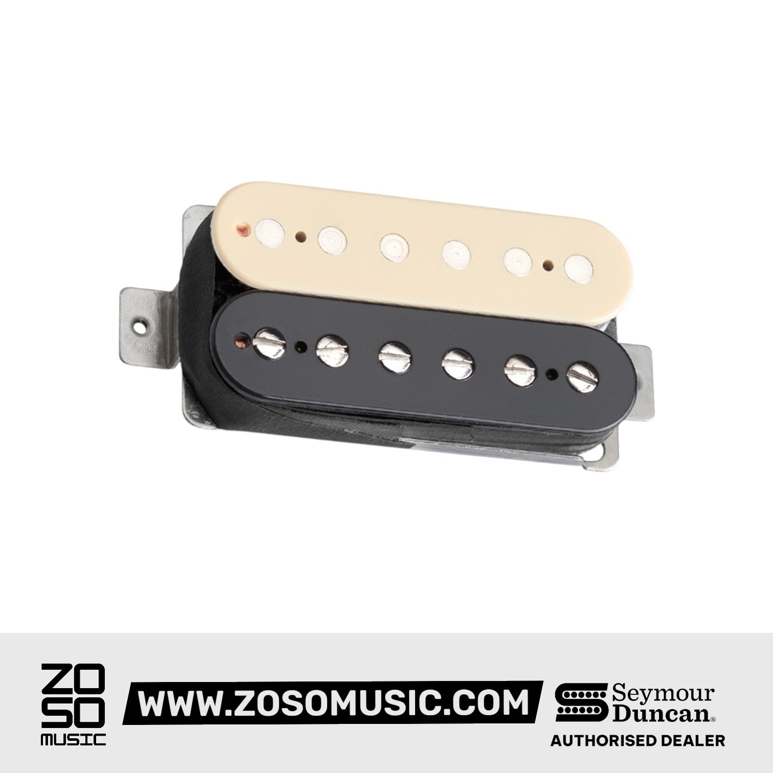 Seymour Duncan Slash 6-String Signature Alnico II 4C Shielded Humbucker Set, Zebra