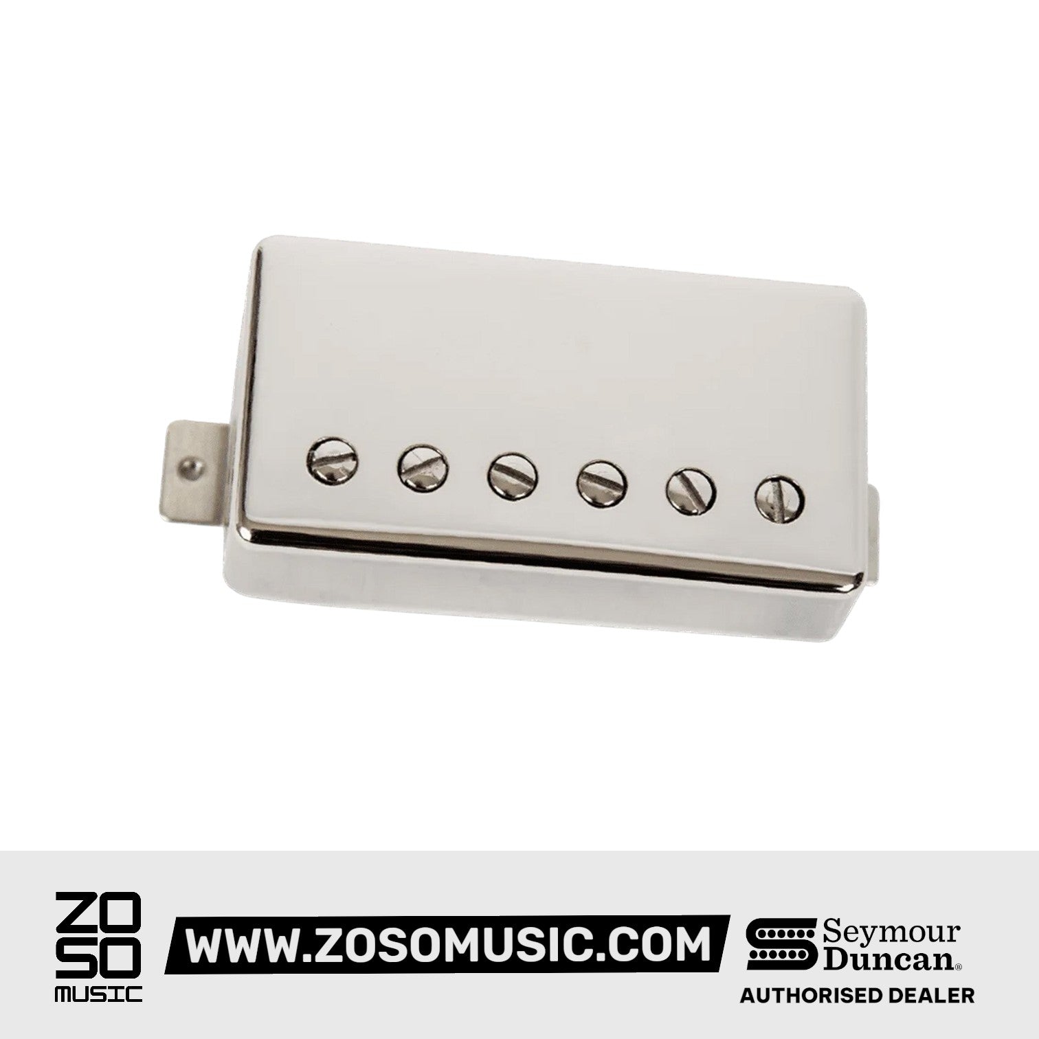 Seymour Duncan Slash 2.0 6-String Ice-Braided Shield Pickups Set, Nickel Cover