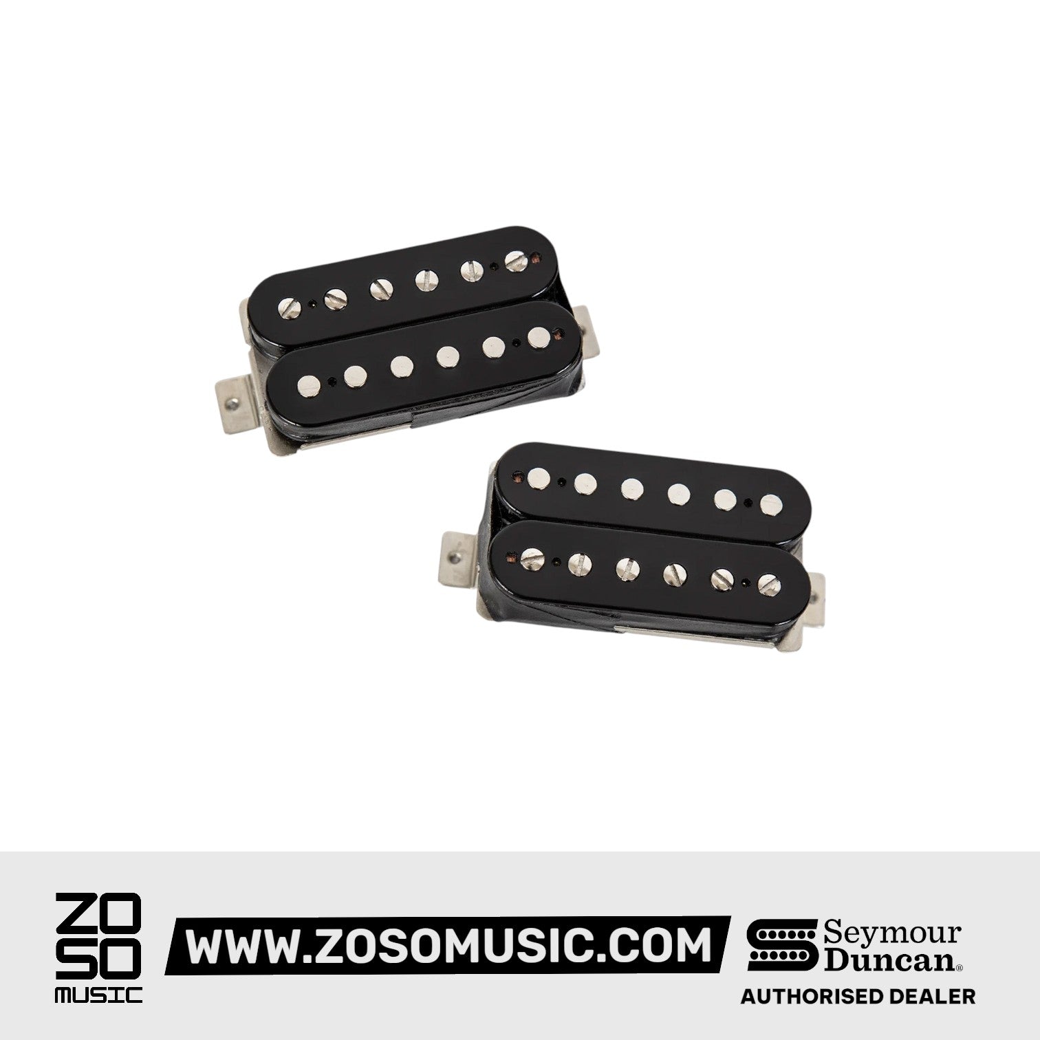 Seymour Duncan Slash 3.0 6-String Humbucker Pickups Set w/4-Connectors, Black