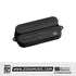 Seymour Duncan Jupiter 6-String Rails Neck Humbucker Pickup, Black Rail