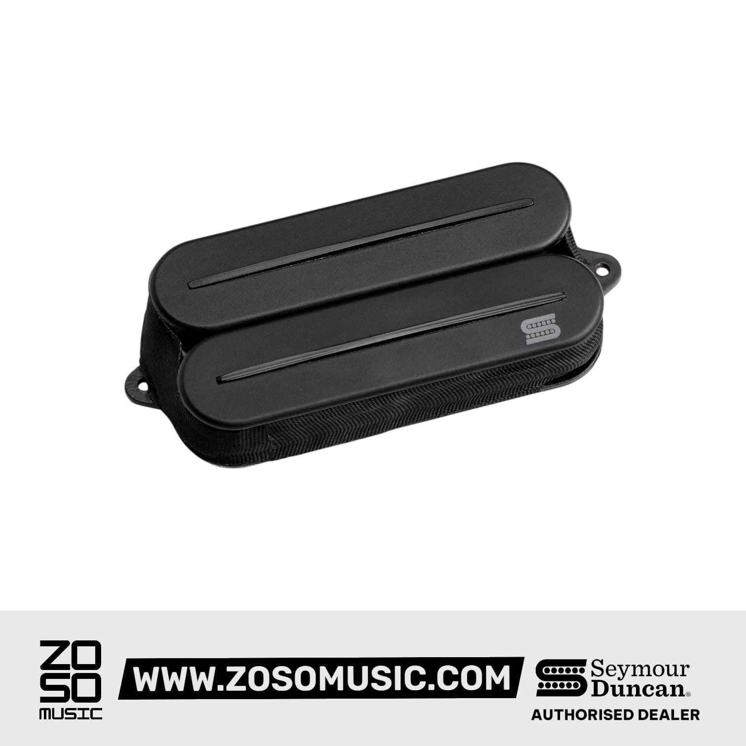 Seymour Duncan Jupiter Rails 6-String Bridge Signature Wes Hauch Rail Pickups, Black Rails