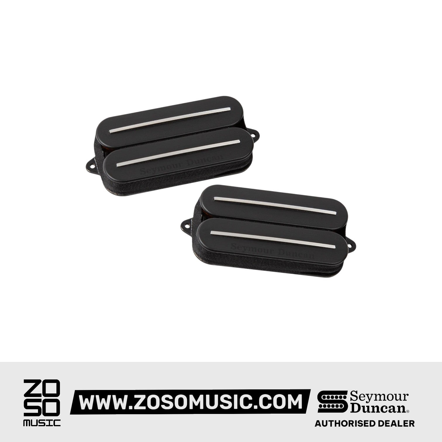 Seymour Duncan Hot Rodded 6-String JB/Jazz Rail Humbucker Set, Black