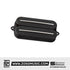 Seymour Duncan Hot Rodded 6-String JB/Jazz Rail Humbucker Set, Black