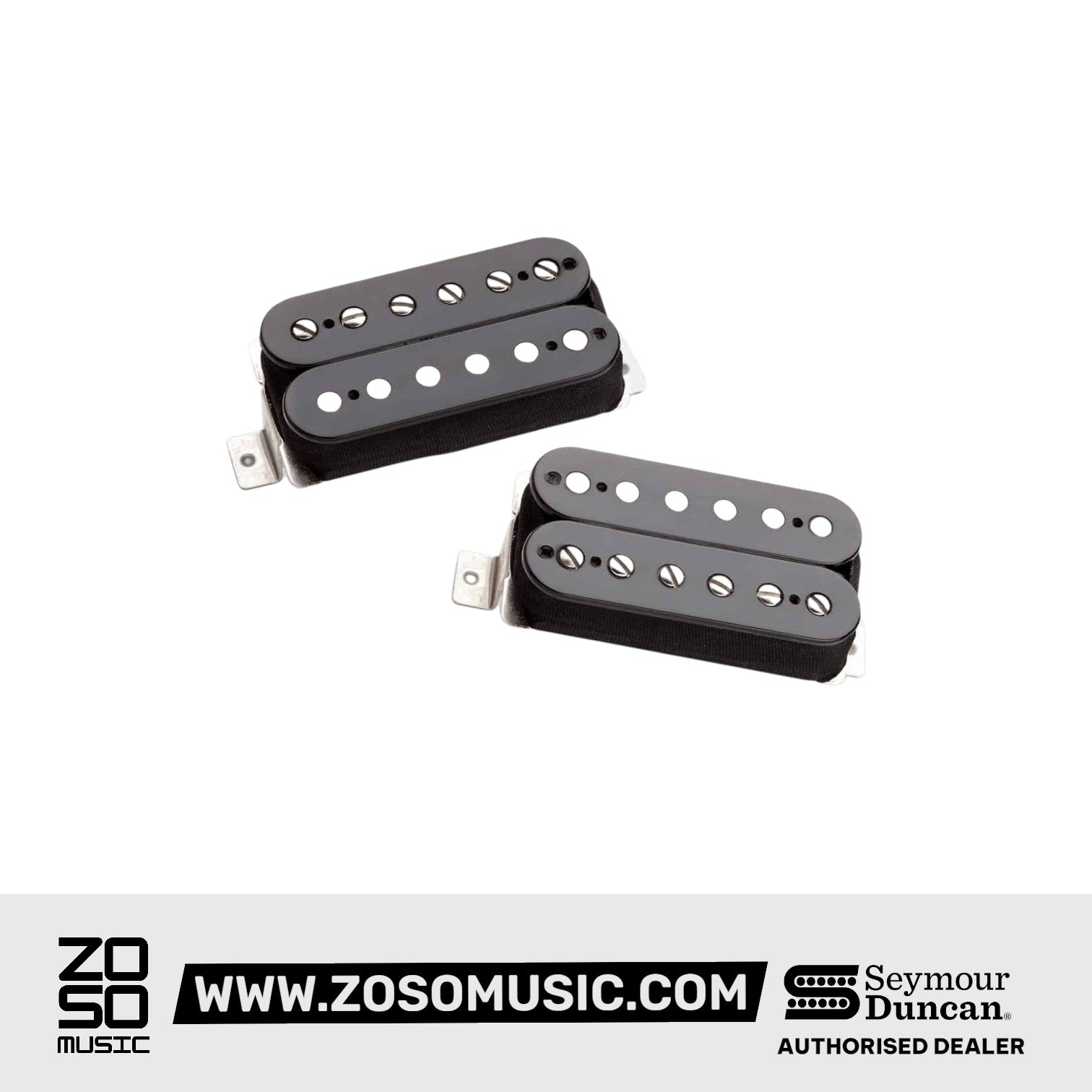 Seymour Duncan Alnico II Pro 6-String Humbucker Set, Black