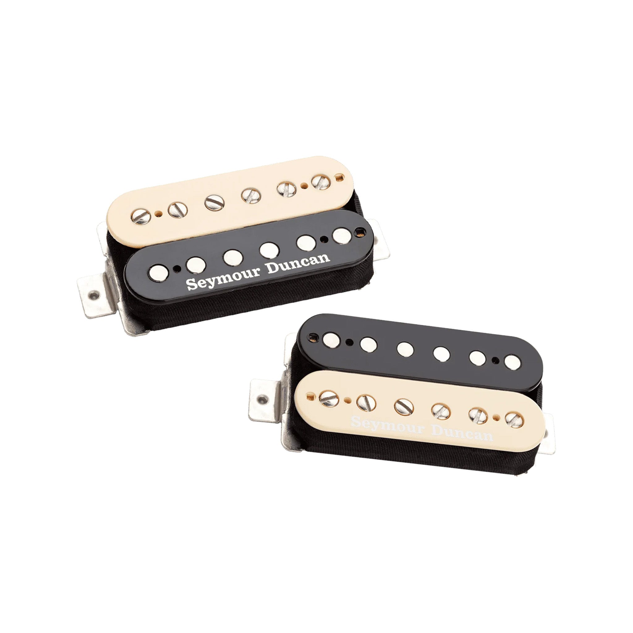 Seymour Duncan 50th Anniversary Hot Rodded 6-String JB/Jazz Humbucker Set, Zebra