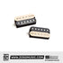 Seymour Duncan 50th Anniversary Hot Rodded 6-String JB/Jazz Humbucker Set, Zebra