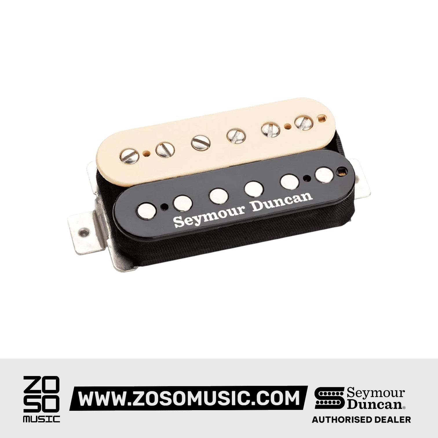 Seymour Duncan 50th Anniversary Hot Rodded 6-String JB/Jazz Humbucker Set, Zebra