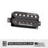 Seymour Duncan Dave Mustaine Thrash Factor 6-String Humbucker Set, Black