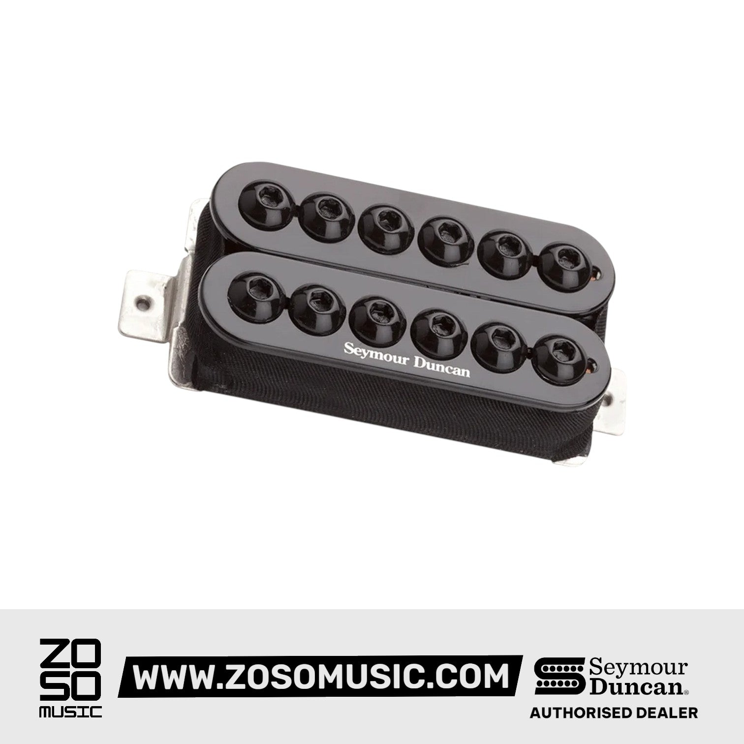 Seymour Duncan Invader 6-String Neck & Bridge Humbucker Set, Black
