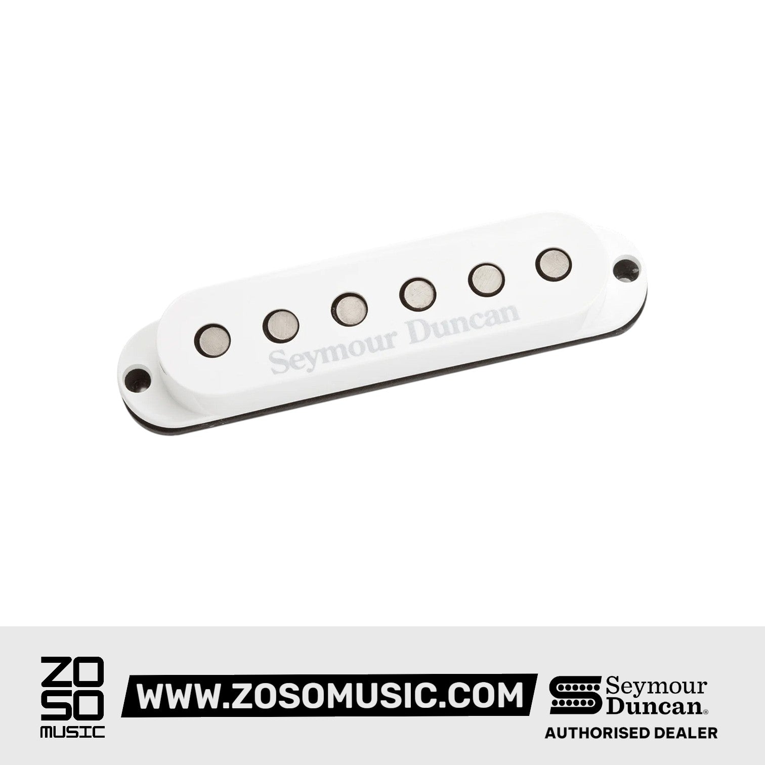 Seymour Duncan Custom Staggered 6-String Strat Pickup, White