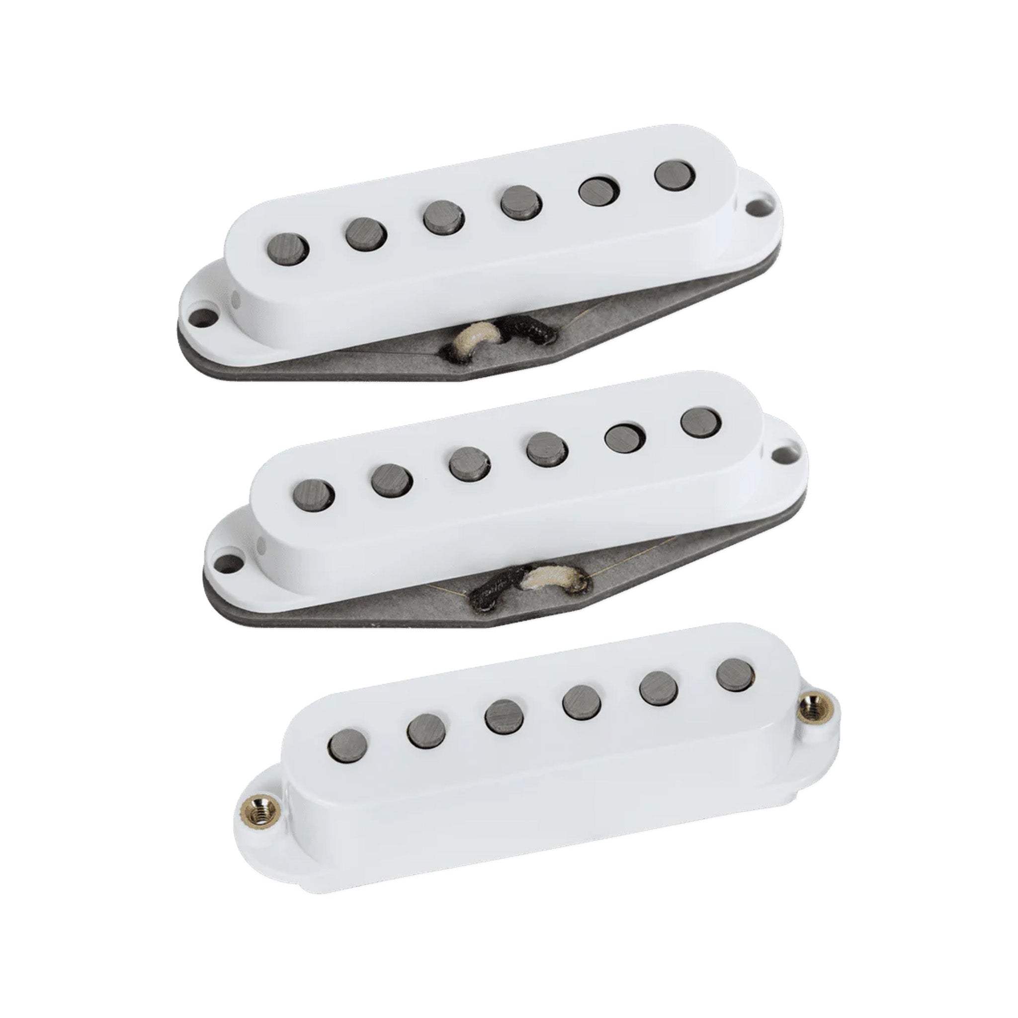 Seymour Duncan Cory Wong Clean Machine 6-String Strat Pickups Set, White Cover
