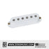 Seymour Duncan Cory Wong Clean Machine 6-String Strat Pickups Set, White Cover