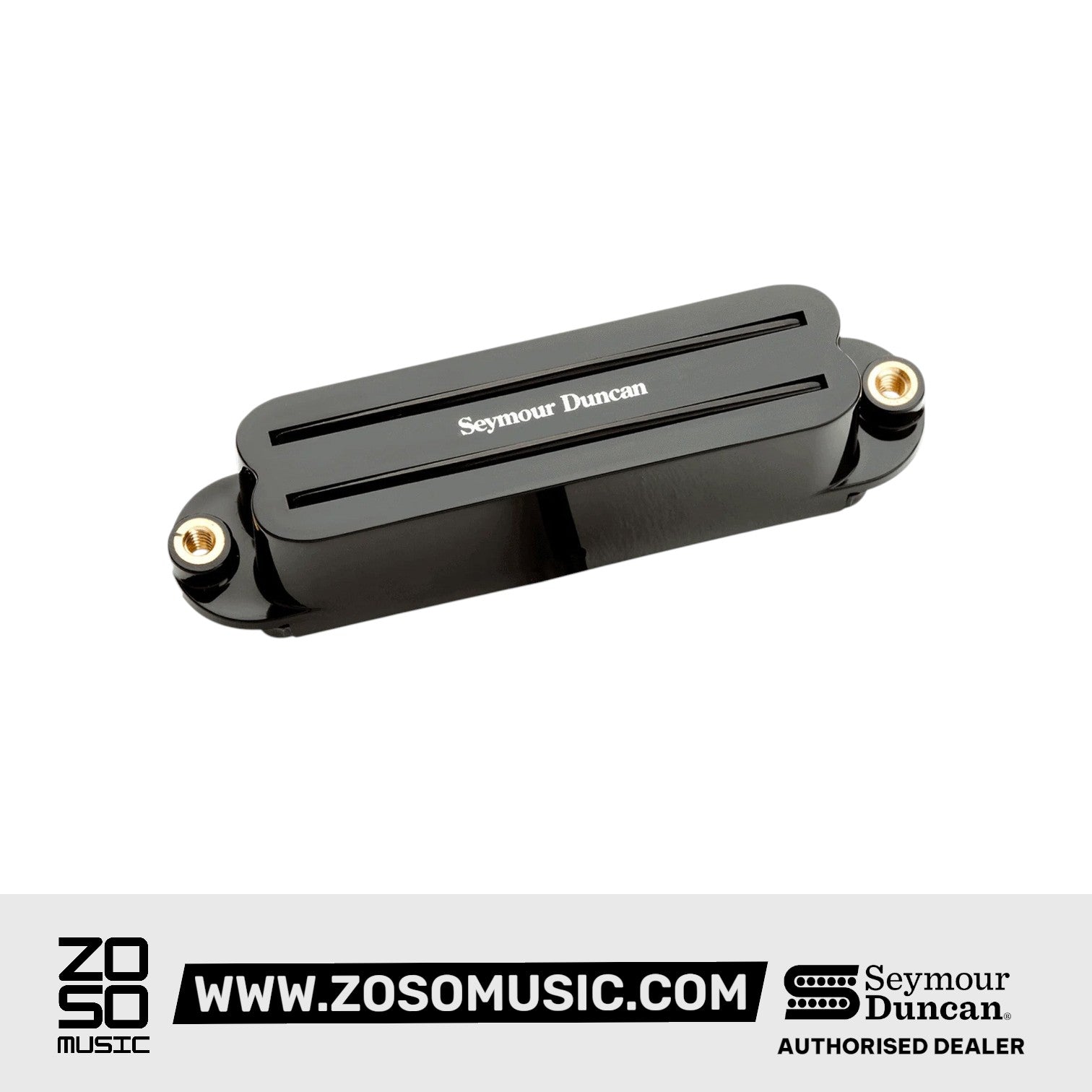 Seymour Duncan Hot Rails 6-String Bridge Strat Humbucker, Black Cover