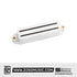 Seymour Duncan Hot Rails 6-String Bridge Strat Humbucker, White Cover