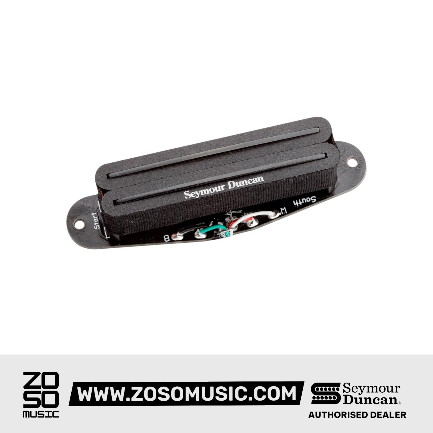 Seymour Duncan Hot Rails 6-String Neck Telecaster Humbucker Pickup, Black