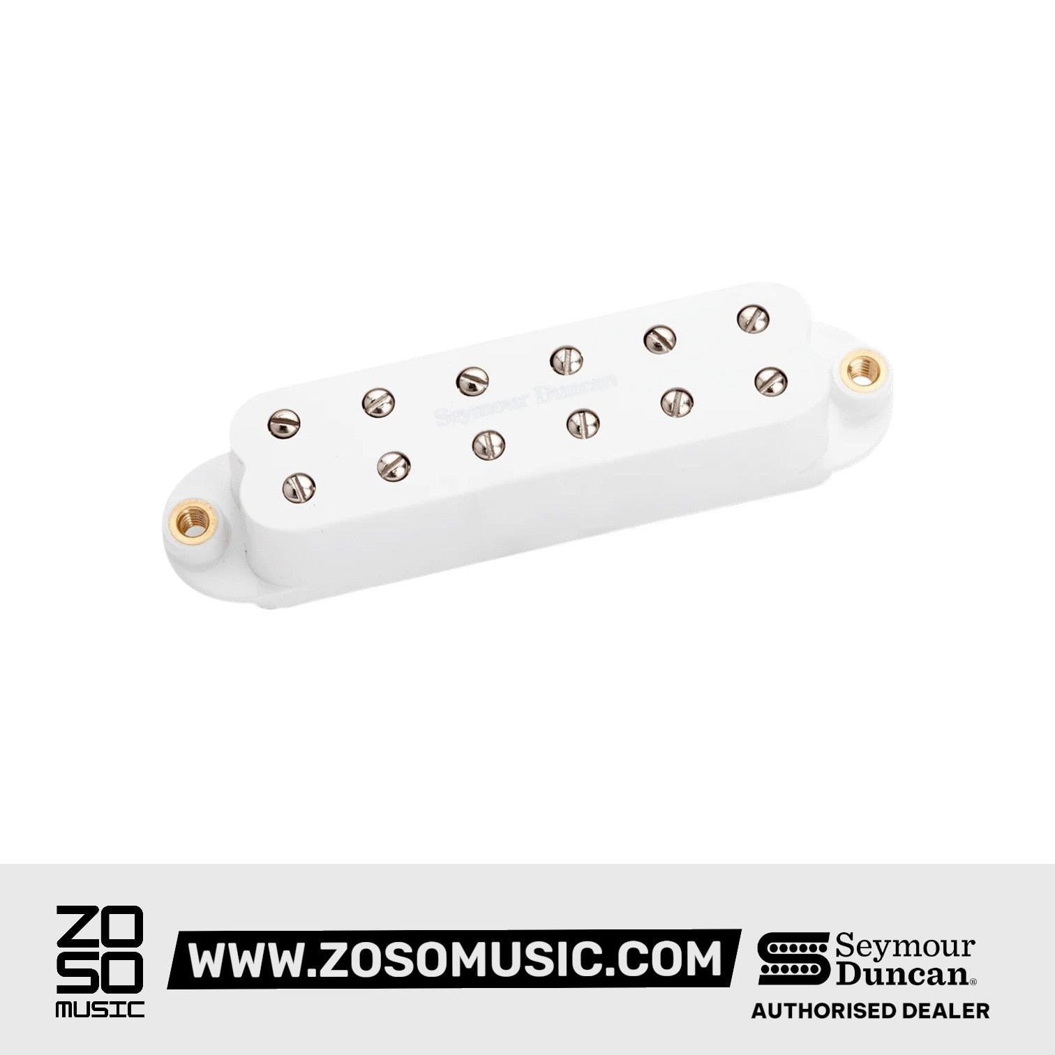 Seymour Duncan JB Jr. 6-String Bridge Strat Humbucker Set, White Cover