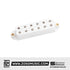Seymour Duncan Little '78 6-String Bridge Strat Humbucker Pickups, White Cover