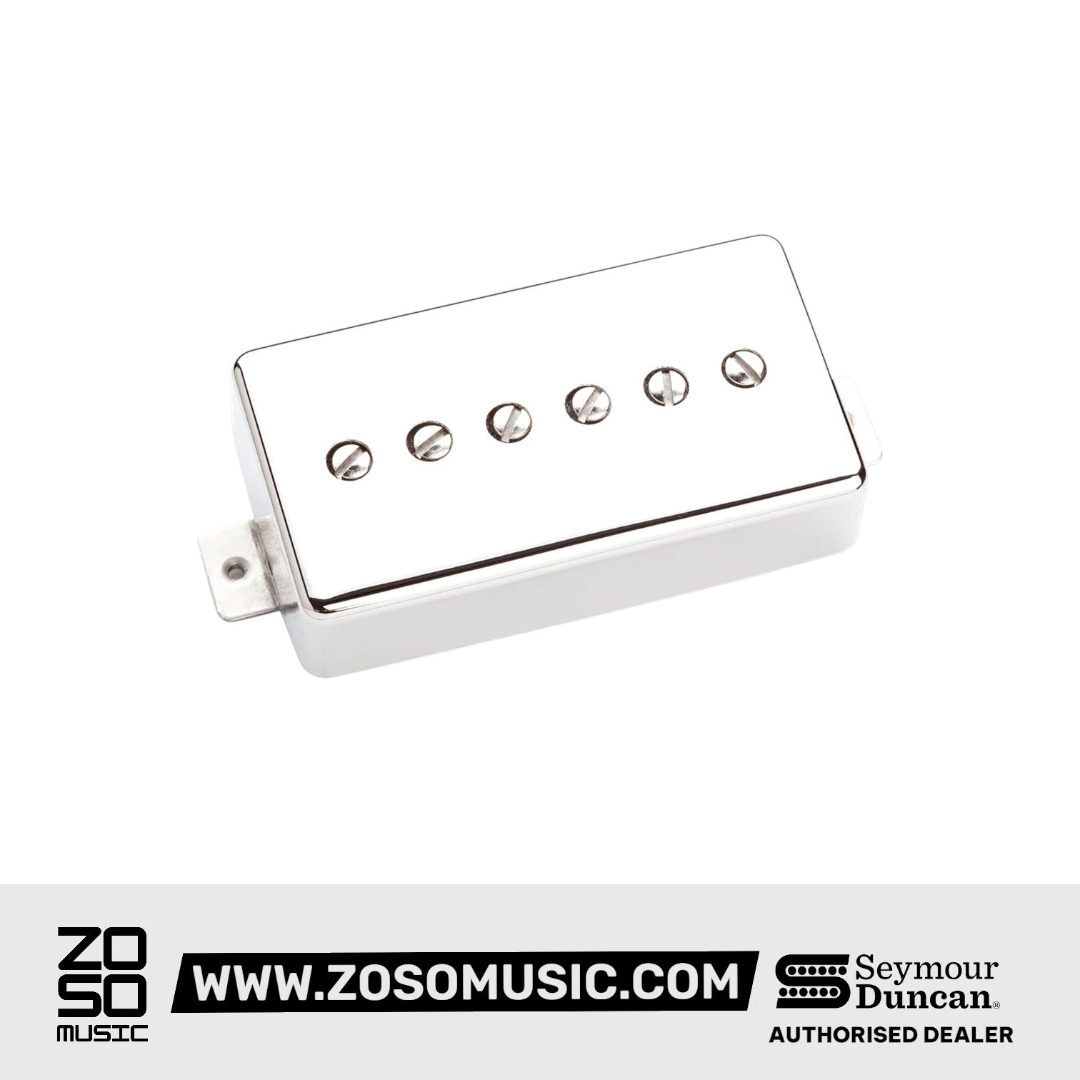 Seymour Duncan Phat Cat 6-String Neck Humbucker Pickups, Nickel Cover