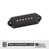 Seymour Duncan Jared James Nichols 6-String Bridge Dog Ear P90 Silencer, Black Cover