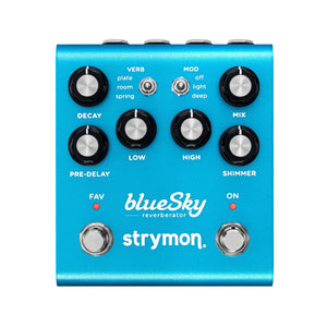 Strymon BlueSky 2FSR Reverberator Guitar Effects Pedal Zoso Music