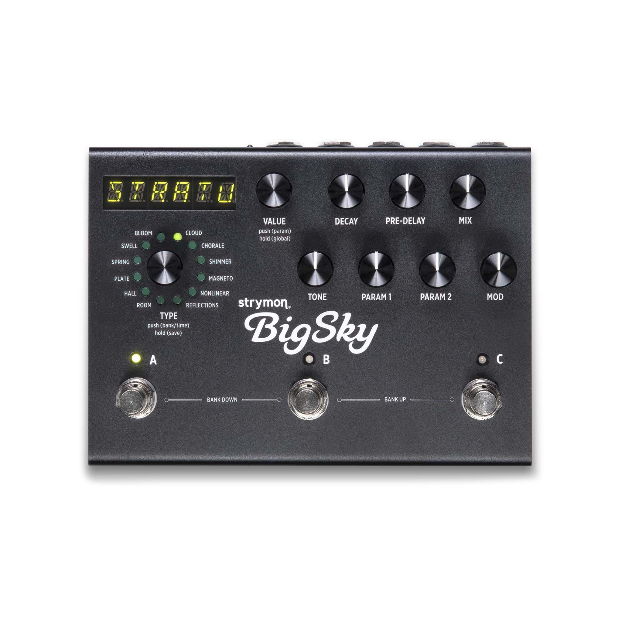Strymon BigSky Reverb Guitar Effects Pedal, Midnight Edition Zoso Music