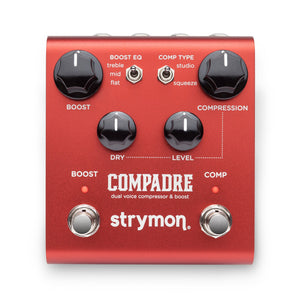 Strymon Compadre Dual Voice Compressor & Boost Guitar Effects Pedal Zoso Music