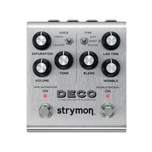 Strymon DECO 2FSR Tape Saturation & Doubletracker Guitar Effects Pedal Zoso Music