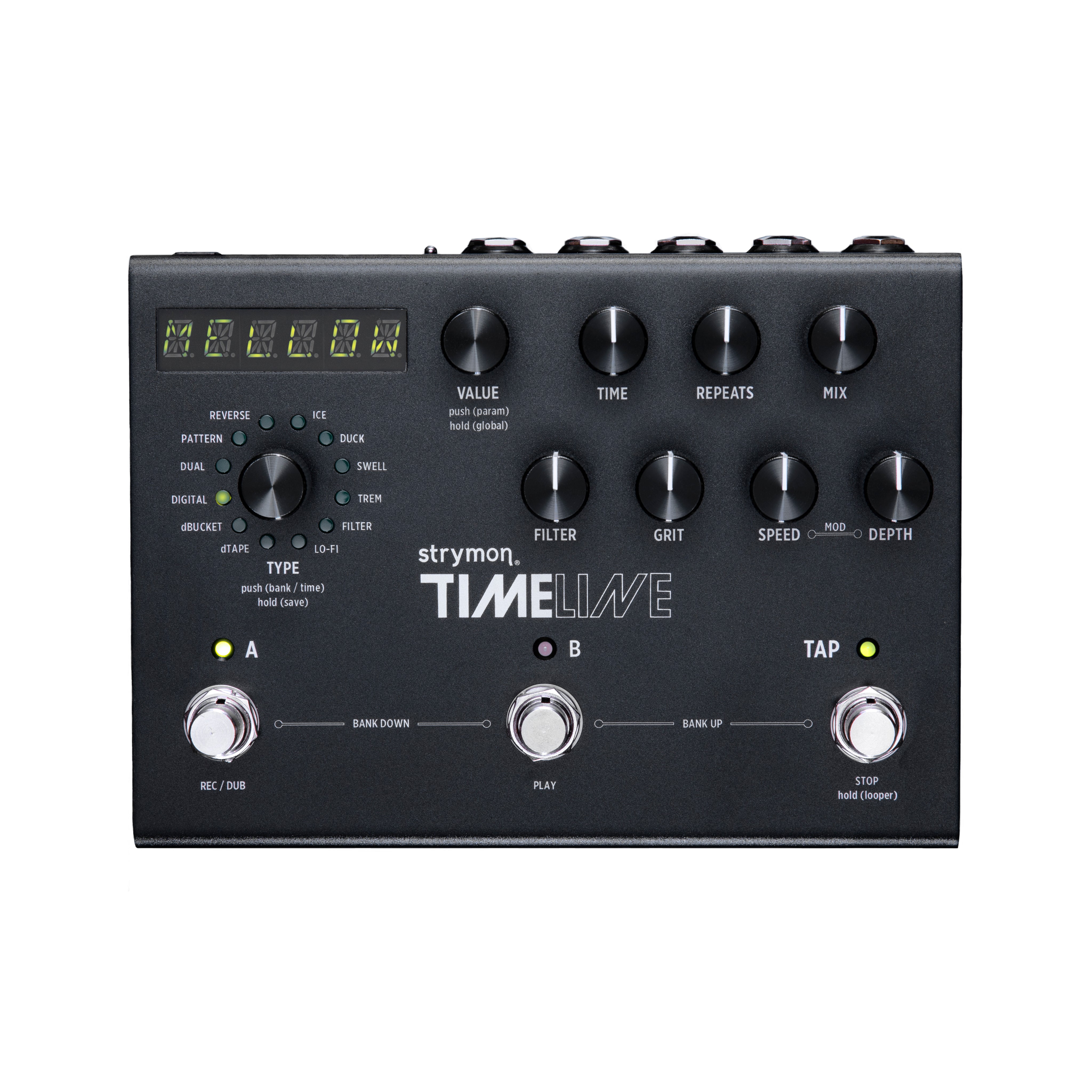 Strymon TimeLine Delay Guitar Effects Pedal, Midnight Edition Zoso Music