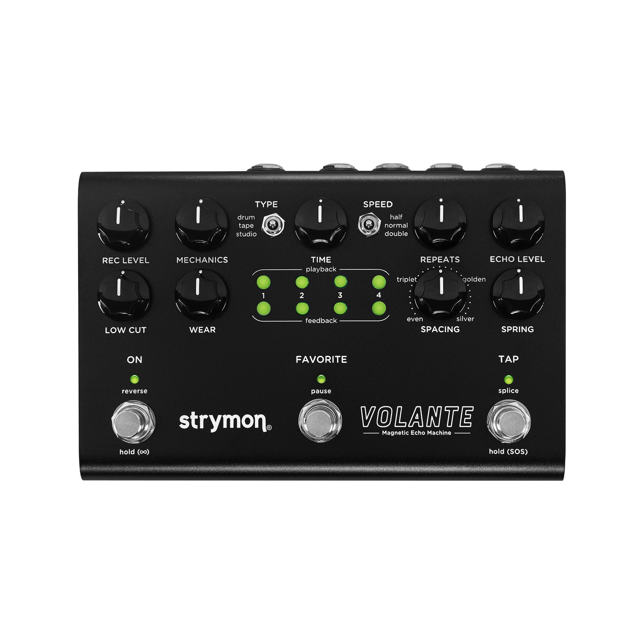 Strymon Volante Magnetic Echo Machine Guitar Effects Pedal, Midnight Edition |  STRYMON |  MULTI-EFFECTS |  Zoso Music