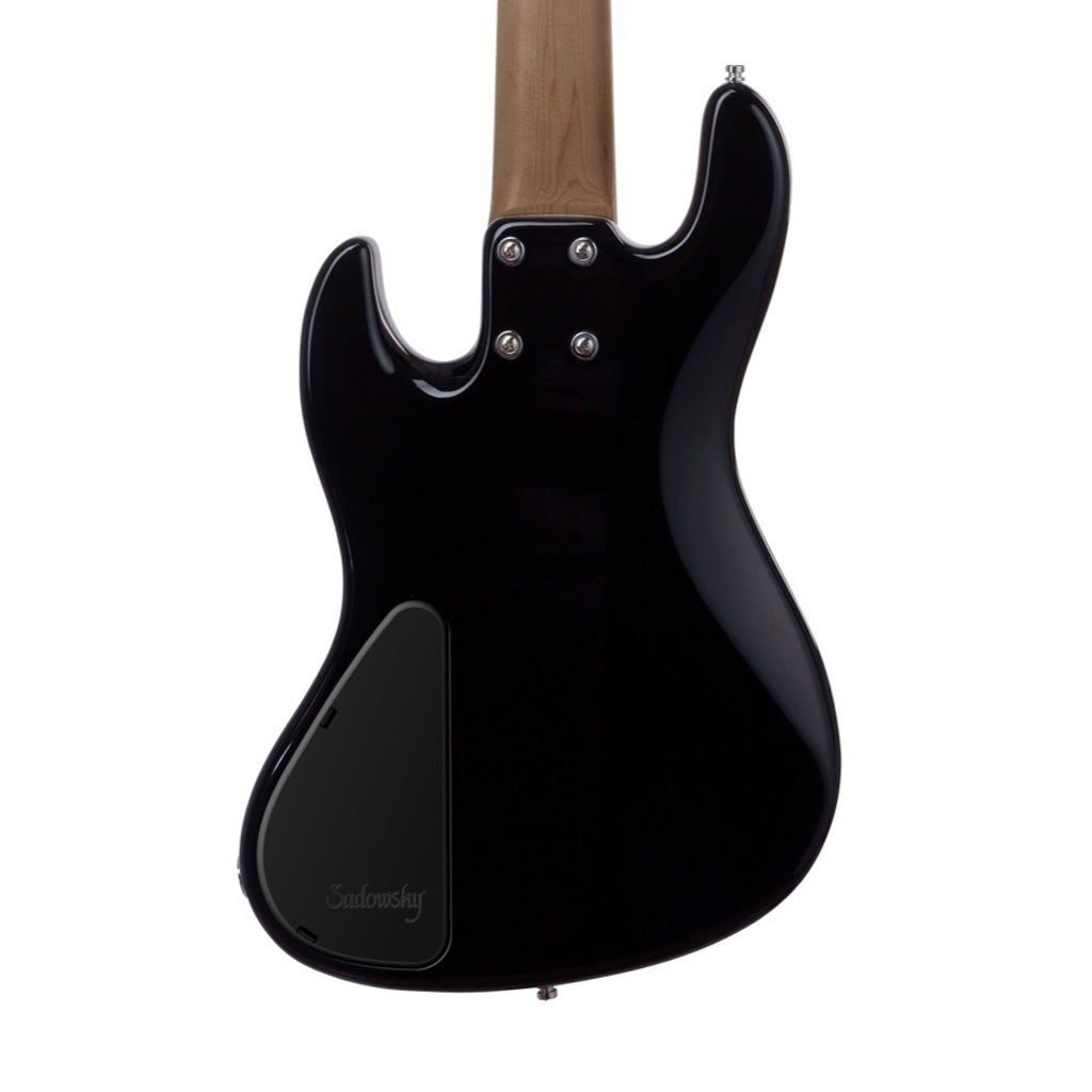 Sadowsky MetroExpress 21-fret Vintage JJ 5-String Bass Guitar, Maple FB, Black High Polish |  SADOWSKY |  BASS GUITAR |  Zoso Music