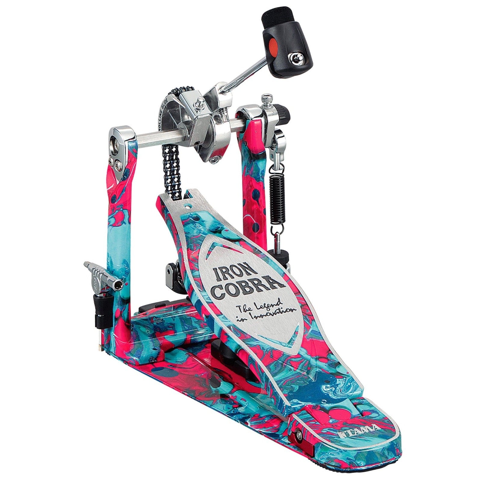 Tama HP900RMCS 50th Anniversary Marble Coral Swirl Single Pedal | Zoso Music Sdn Bhd