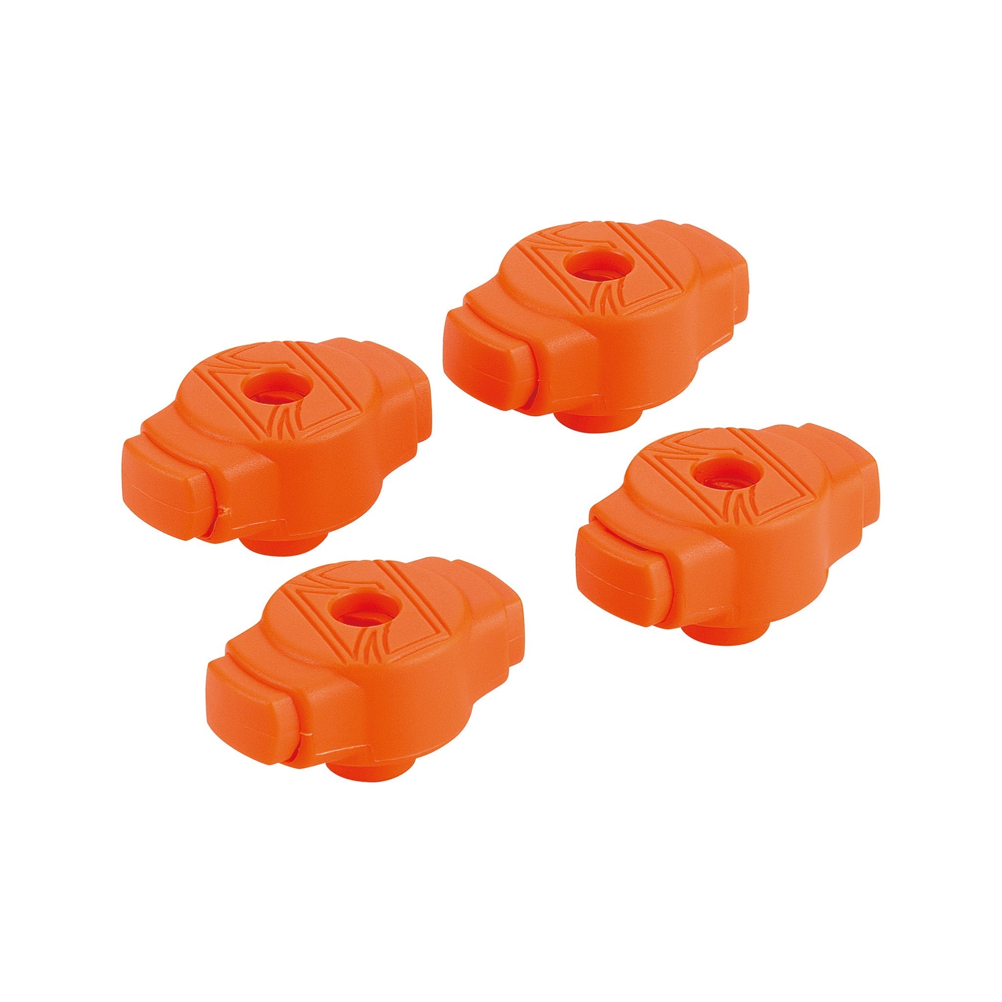 Tama QC8B4OR Limited Quick-Set Cymbal Mates (Set of 4) - Orange |  TAMA |  DRUM-HARDWARE |  Zoso Music