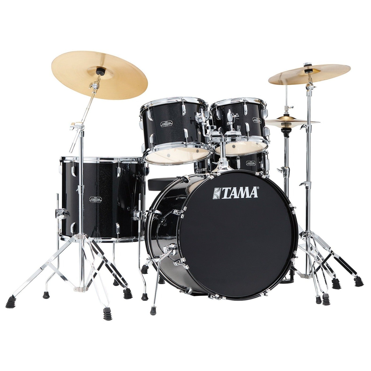 Tama ST52H6C-BNS Stagestar Series 5-piece Drum Set, Black Night Sparkle | Zoso Music Sdn Bhd