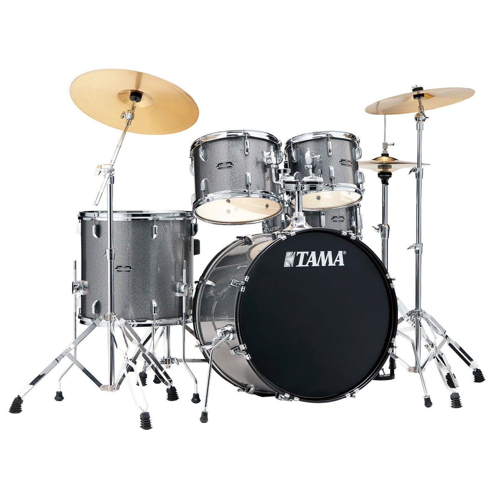 Tama ST52H6C-CSS Stagestar Series 5-piece Drum Set, Cosmic Silver Sparkle | Zoso Music Sdn Bhd