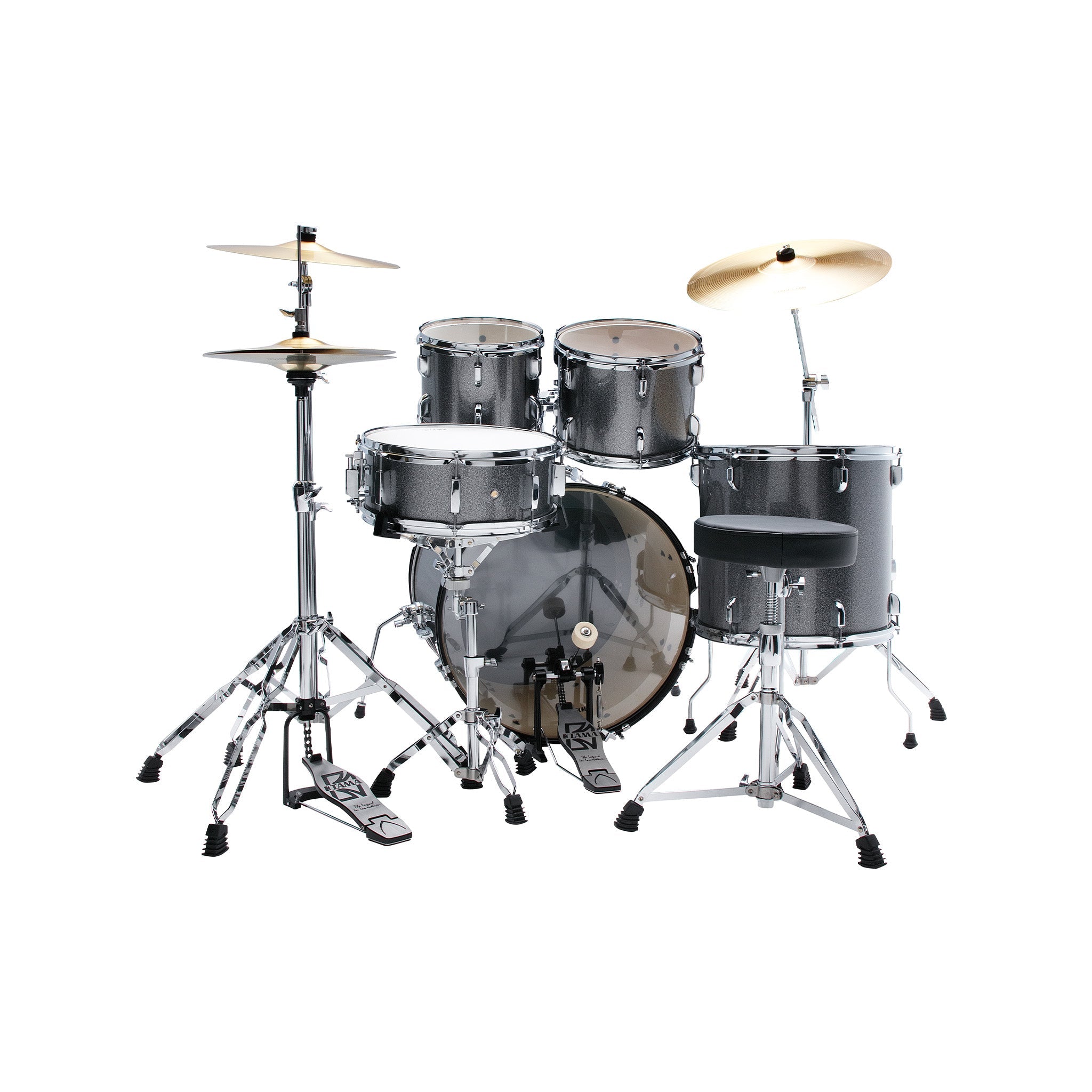 Tama ST52H6C-CSS Stagestar Series 5-piece Drum Set, Cosmic Silver Sparkle