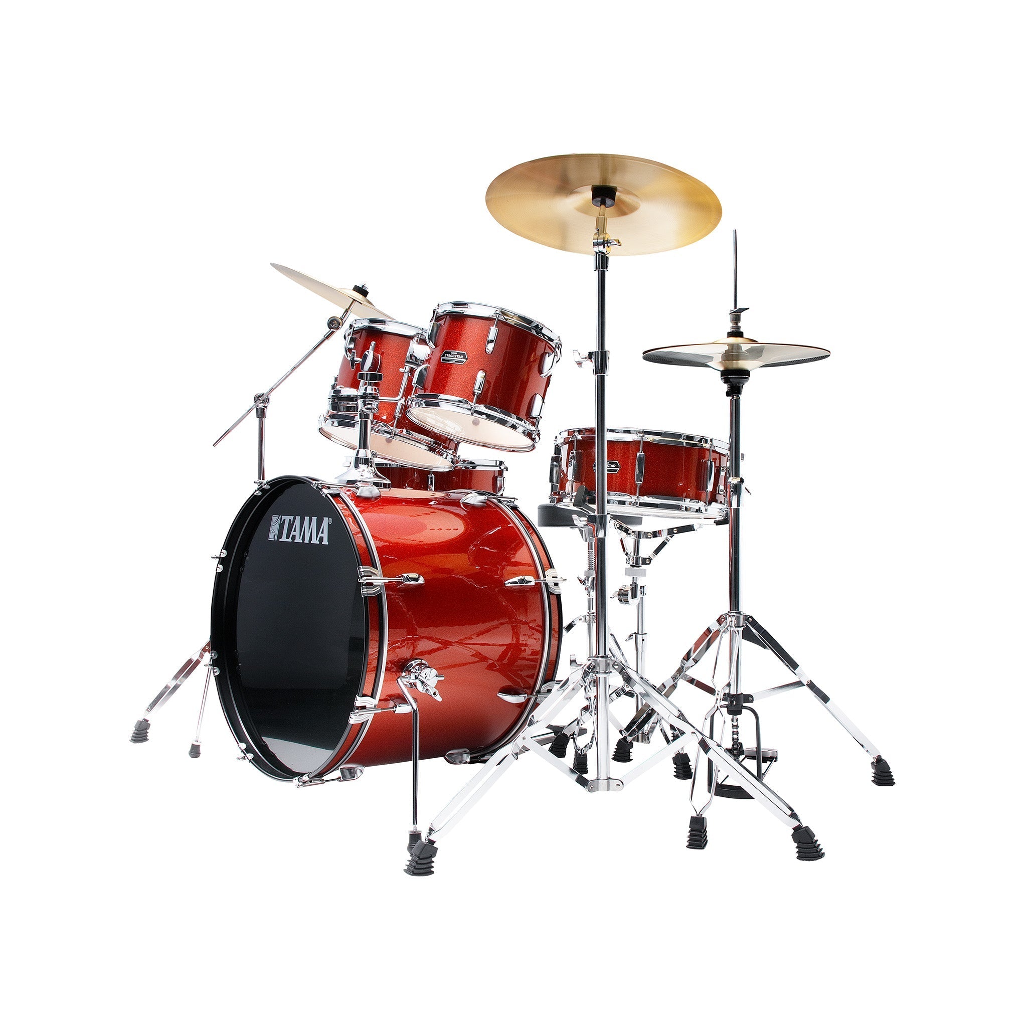Tama ST52H6C-CSS Stagestar Series 5-piece Drum Set, Scorched Copper Sparkle |  TAMA |  DRUM-ACOUSTIC |  Zoso Music