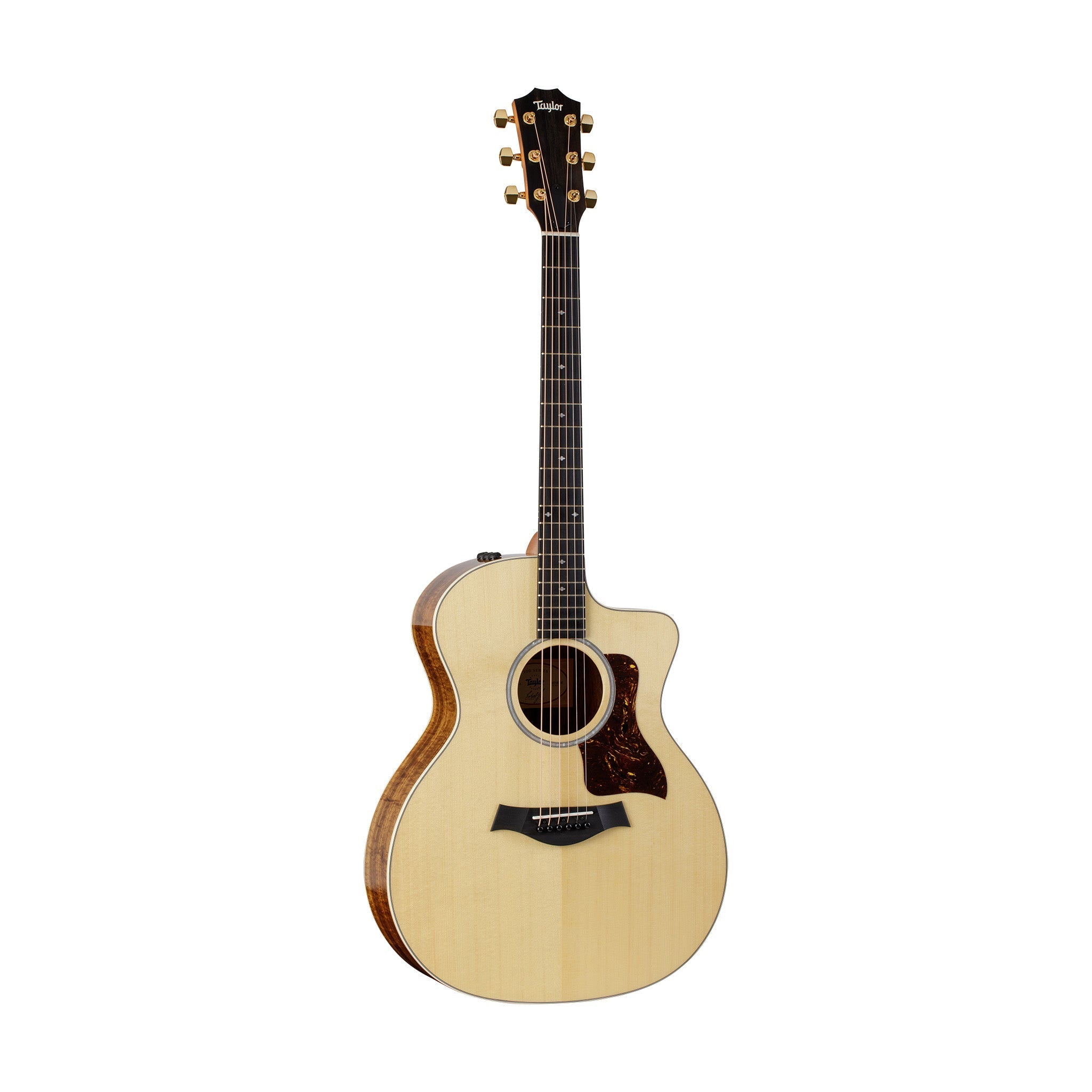 Taylor 214ce Deluxe Grand Auditorium Acoustic Guitar, Gold Hardware, w/Case |  TAYLOR |  ACOUSTIC GUITAR |  Zoso Music