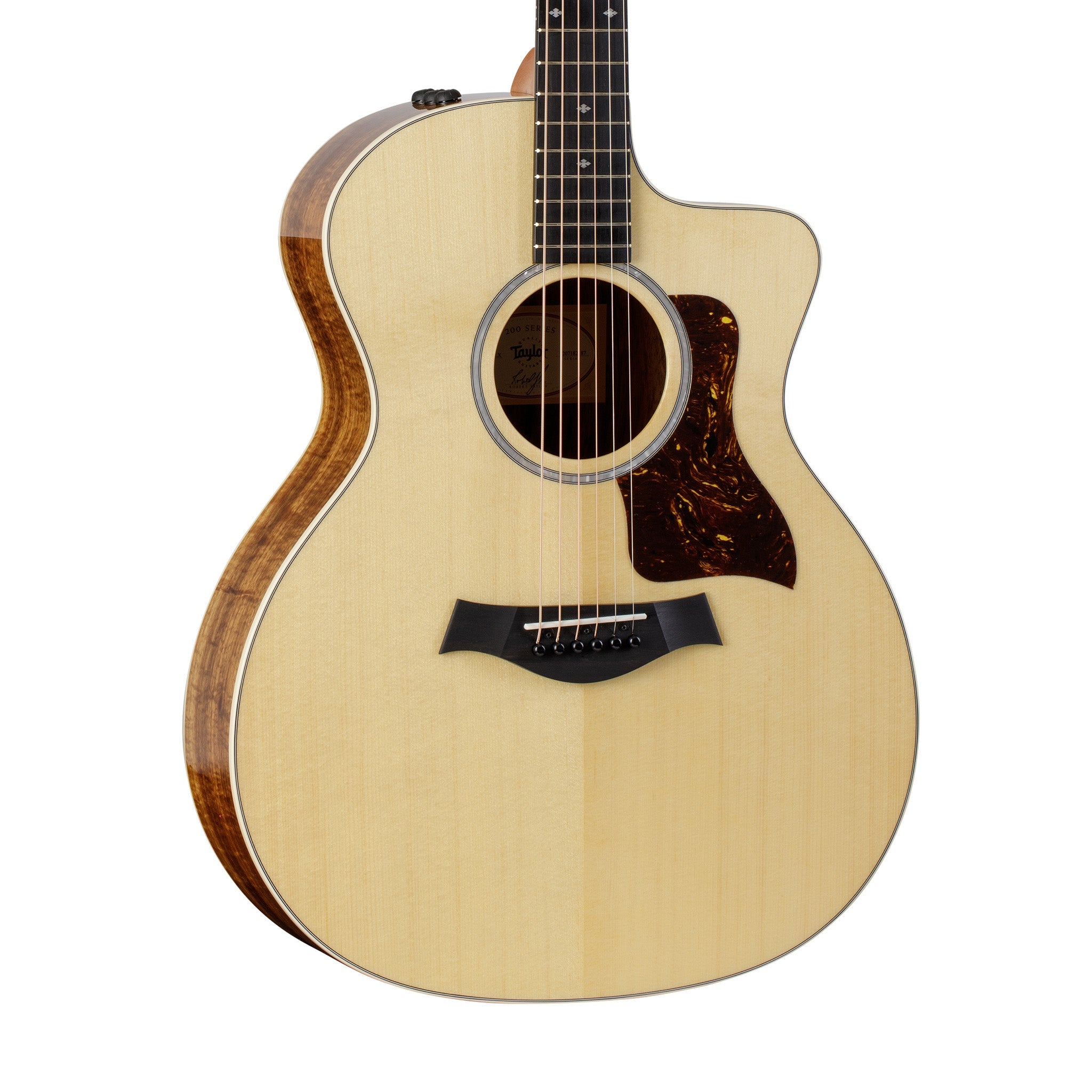 Taylor 214ce Deluxe Grand Auditorium Acoustic Guitar, Gold Hardware, w/Case | Zoso Music Sdn Bhd
