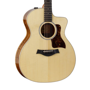 Taylor 214ce Deluxe Grand Auditorium Acoustic Guitar, Gold Hardware, w/Case | Zoso Music Sdn Bhd