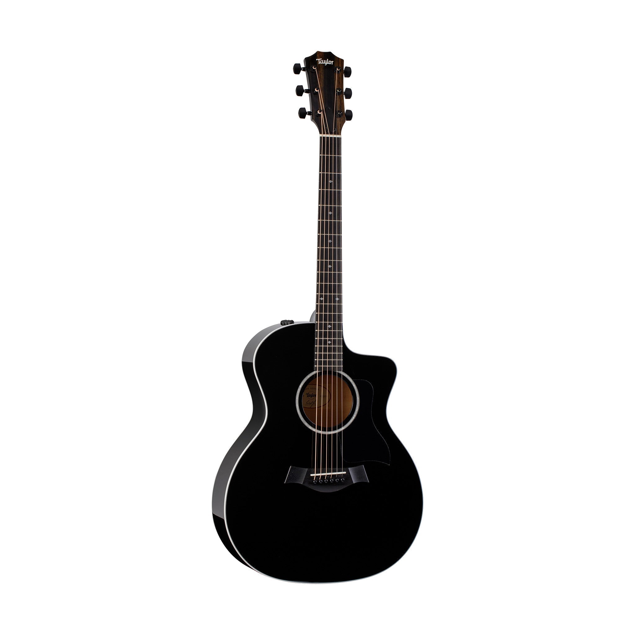 Taylor 214ce Deluxe Grand Auditorium Acoustic Guitar, Trans Grey Top |  TAYLOR |  ACOUSTIC GUITAR |  Zoso Music