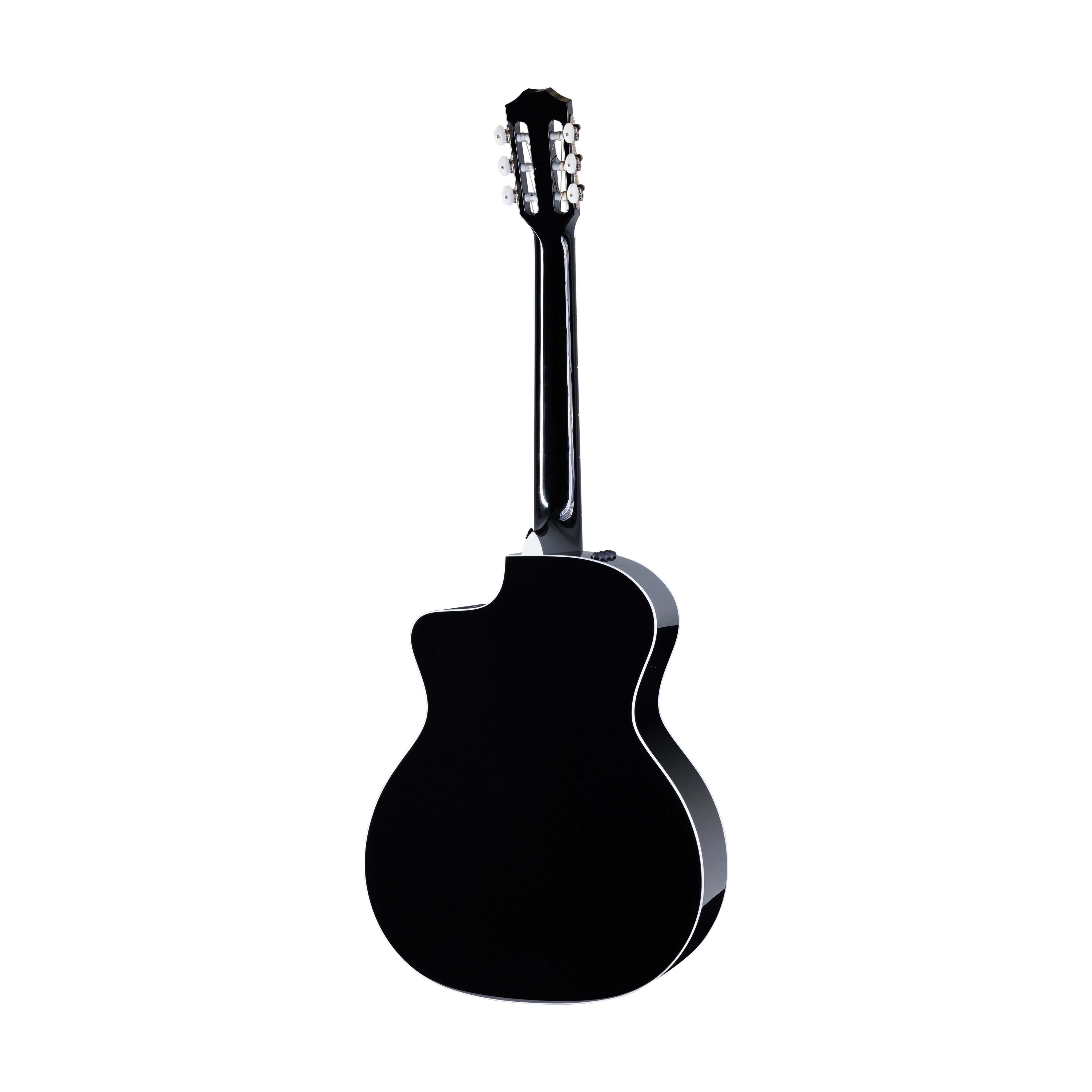Taylor 214ce-N DLX Special Edition Grand Auditorium Nylon-String Acoustic Guitar w/Bag, Black |  TAYLOR |  ACOUSTIC GUITAR |  Zoso Music