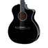 Taylor 214ce-N DLX Special Edition Grand Auditorium Nylon-String Acoustic Guitar w/Bag, Black | Zoso Music Sdn Bhd